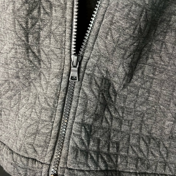 Liz Claiborne Gray Quilted Jacket (Sz XL) - Picture 6 of 15